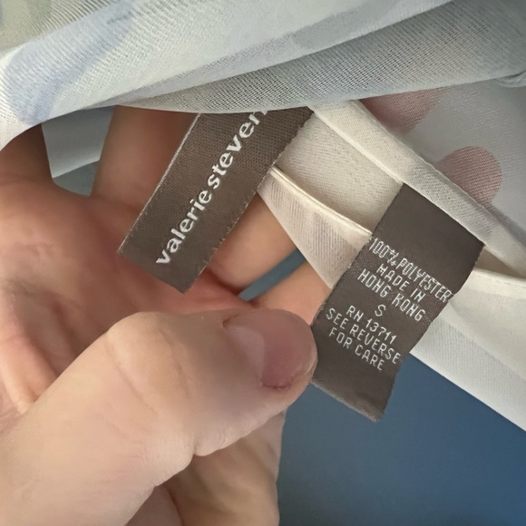 Vintage Sheer Floral Maxi Dress Size Small - Picture 5 of 6